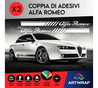 Coppia Adesivi Stickers ALFA ROMEO 159 156 147 Mito Giulietta Giulia