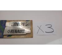 Coppia alette flap deflettori spazzole tergicristallo Renault 4 R4 R5 R6 scritta