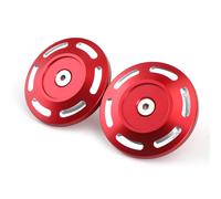 COPPIA ALLUMINIO TAPPI TELAIO FULCRO FORCELLONE ROSSO per BMW H7000XR 2015-2020