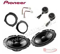 Coppia altoparlanti anteriori PIONEER Fiat Bravo 2007-2014 con adattatori di mon