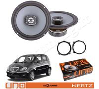 Coppia Altoparlanti Casse Anteriori Hertz X165 220W +Adattatori per Lancia Musa