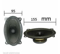 Coppia altoparlanti - casse per SEAT IBIZA 93-99 ovali 95 x 155 mm
