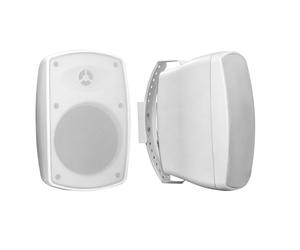 Coppia altoparlanti da parete OMNITRONIC OD-4 30W IP65 bianchi 8 Ohm con staffa