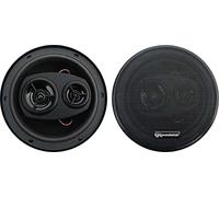 Altoparlanti per Auto 16 cm, Coassiali, Audio a 3 Vie, 2 Altoparlanti, PMPO 80W