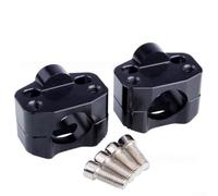 Coppia Alzamanubri 28mm per Mini per moto Robusti Coppia Alzamanubri(Black) | Lega alluminio robusta, colore vibrante, protezione anticorrosione, ideale per enduro
