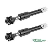 COPPIA AMMORTIZZATORE 100N LAVATRICE WHIRLPOOL BAUKNECHT 481010754041 ORIGINALE