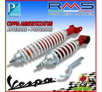 COPPIA AMMORTIZZATORI ANTERIORE POSTERIORE RMS ROSSO REGOLABILE VESPA SPRINTER