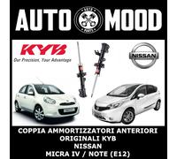 COPPIA AMMORTIZZATORI ANTERIORI NISSAN MICRA IV 1.2 1.2 DIG-S NOTE 1.2 1.5 dCi