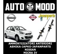 COPPIA AMMORTIZZATORI ASHIKA-JAPKO-JAPANPARTS ANTERIORI NISSAN MICRA IV DAL 2010