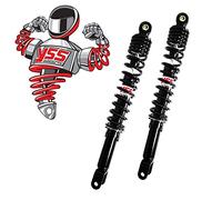 COPPIA AMMORTIZZATORI POSTERIORI YSS CODICE: TD220-400P-03-X CARATTERISTICHE AMMORTIZZATORI IDRAULICI REGOLABILI (CHIAVE INCLUSA) PER HONDA SH 300 2015/2016