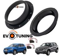 Coppia Anelli Adattatori Casse Altoparlanti anteriori VW Tiguan dal 2007