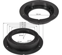 Coppia Anelli Adattatori Casse Altoparlanti Posteriori Mercedes Classe A W169