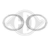 Coppia anelli cromati fendinebbia KADJAR 15 - 19 destro e sinistro