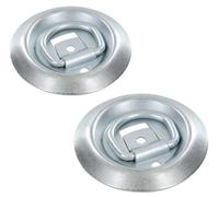 Coppia Anelli per Ancoraggio in Acciaio Fissaggio Bagagli Capacità 200 Kg C97700