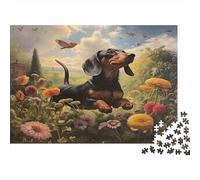 Coppia Anziani Puzzle 52x38cm 1000 Pezzi Carta Riciclata Adulti Abbinati Abbraccio Difficile Esercita Abilità Regalo Divertente