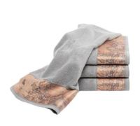 Coppia Asciugamani 1+1 Geo Classic Alviero Martini 1 rigio