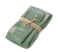 Coppia asciugamano set 1+1 spugna di micro cotone viso e ospite COCCOLA Fazzini
