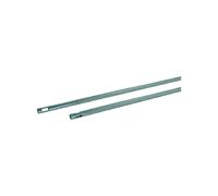 Coppia Aste Dritte Tubo Zincato Ø 8.Per Serrature Serie 782-783-963-983.