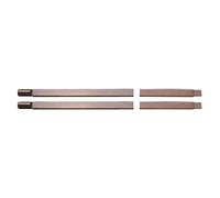 COPPIA ASTE SERRATURA TRIPLICE MOTTURA 93291V 10X20 REGOLABILI DA CM 72 A 130
