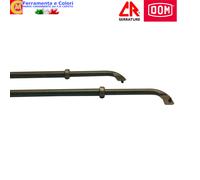 Coppia Aste Verticali Telescopiche CURVE Serratura DOM CR91 estensione 128 cm