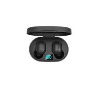 Coppia auricolari E6S black generico nero con display led Earphone Bluetooth V5.