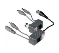 Coppia balun passivi rj45 con alimentazione e audio max 300mt