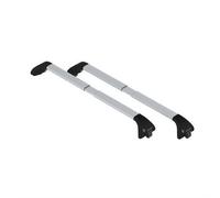 BARRE PORTATUTTO AUTO STATION WAGON RAILS INTEGRATI,MISURA 115 CM, ALLUMINIO TUV