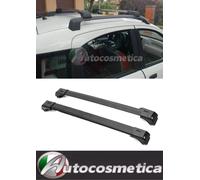 coppia Barre trasversali tetto colore nero per Jeep Renegade 14-2026 CON CHIAVE-