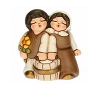 Coppia bimbi con latte Thun Presepe Classico bianco S3172A83