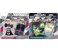 Coppia Blister Pokemon Luce Nera e Fuoco Bianco ITA Collezioni Adesivi