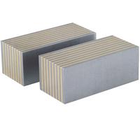 Coppia blocchi lamellari rettangolari 60x30x80 mm Ltf 218.05 per piano magnetico