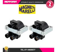 Coppia Bobine d'accensione adatto a Panda-Punto (MARCA MARELLI)..