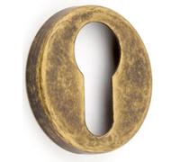 Coppia bocchette foro Yale tonda bronzo antico Bronzo antico