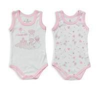 Coppia Body americano neonato in cotone bimba giromanica Nazareno Gabrielli 5004