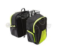 Coppia Borse Laterali MVTEK da Viaggio per Portapacchi 14,7 L Nero Giallo Fluo