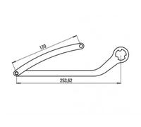 Coppia Bracci Nd7 Per Automazione N1d Automatismi Accessori Faac 105732