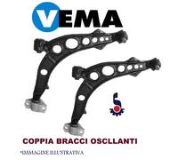Braccio Oscillante Sospensione Ruota Vema 23647 per Citroën Peugeot