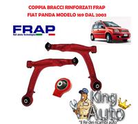 COPPIA BRACCI OSCILLANTI RINFORZATI FRAP FIAT PANDA (169) 1.3 MULTIJET