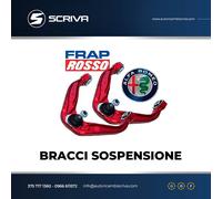 COPPIA BRACCI OSCILLANTI RINFORZATI FRAP LINEA ROSSA ALFA ROMEO 159 BRERA SPIDER