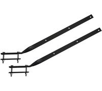 Coppia Bracci per stendibiancheria da balcone ringhiera barre asciugatrici CM.60 Made in Italy ART.775