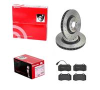 Coppia BREMBO Dischi Freno 305mm + Pastiglie Anteriori 500/595/695 Abarth/MITO