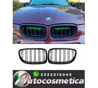 Coppia calandra coppia griglie mascherina reni per BMW SERIE 3 E90 E91 2008+ M3
