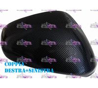 COPPIA CALOTTA SPECCHIO RETROVISORE CARBON LOOK SX-DX ALFA MITO 08> ALFA 159 05>