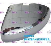 COPPIA CALOTTA SPECCHIO RETROVISORE CROMATA DX-SX AUDI A1 10>