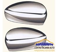 COPPIA CALOTTE COPPE SPECCHIO FIAT GRANDE PUNTO & 500 DAL 2007 CROMATE