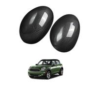 Coppia Calotte Copri Specchietto Retrovisore per BMW Mini R60 Countryman 2010-2016, Esterno Lato Sinistro e Destro Cappucci di Sostituzione,Carbon Fiber