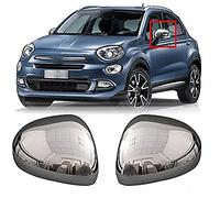 Coppia Calotte cromate cover esterne specchio lucido auto retrovisore fiat 500X