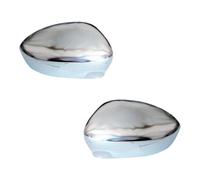 Coppia Calotte Specchio CROMATE Adatte per 500 dal 2007 in poi - Cover Retrovisori Destra e Sinistra (DX + SX) - Ricambio Estetico Cromato - Compatibili, Non Originali