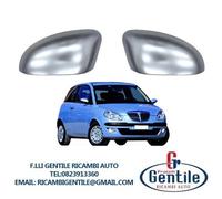 COPPIA CALOTTE SPECCHIO DX = SX CROMATE LANCIA YPSILON Y 03>09 2003 > 2009