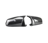 Coppia Calotte Specchio Per BMW Serie 5 F07 F10 F11 2011-2015 Calotta copri specchietto retrovisore laterale nero con motivo in fibra di carbonio(Carbon Fiber Look)